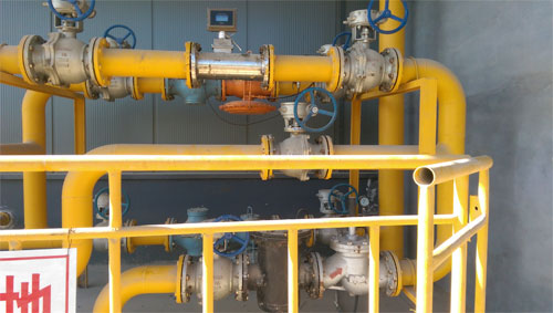  Gas Turbine Flow Meter in nitrogen  field measurement